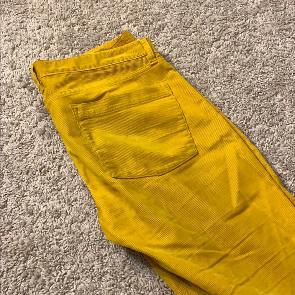 Mustard color Jcrew straight leg cords - Picture 3 of 3